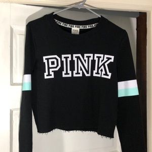 Cropped sweat shirt